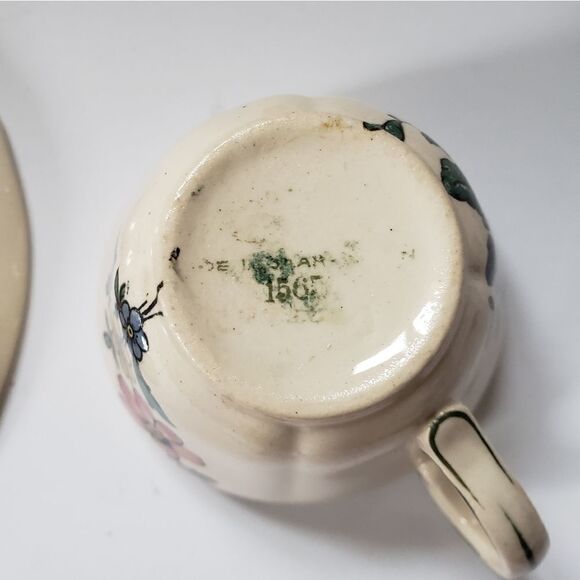 Old Abbey Sprays Cup and Saucer Made in Saar Basin - Picture 9 of 11